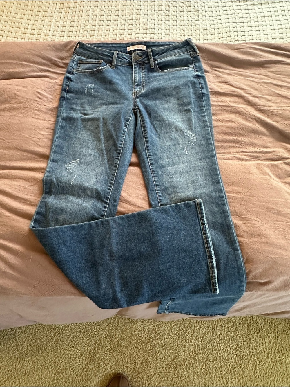 SO Women's Medium Blue Flare Jeans